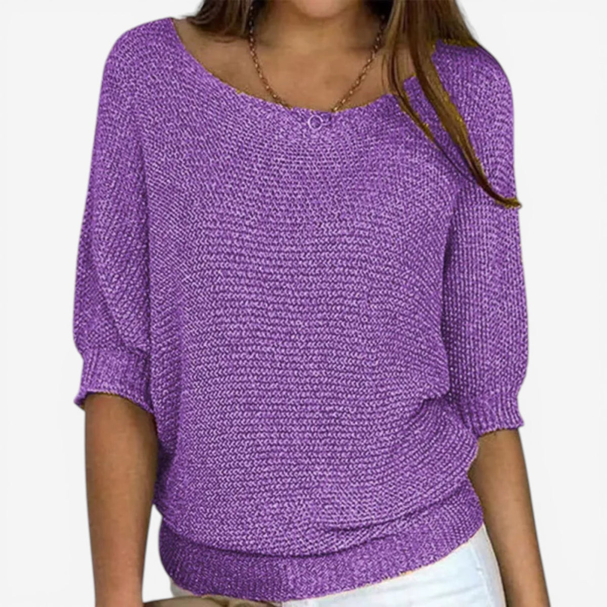Kelsie™ Maglia casual morbida