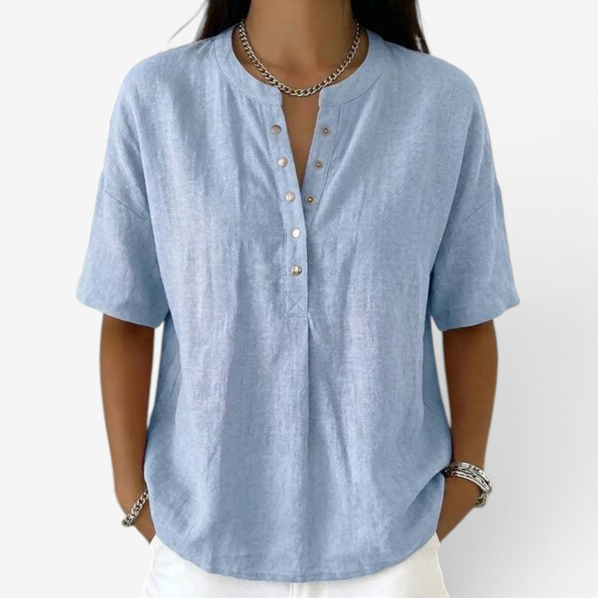 Kassandra™ Blusa in lino