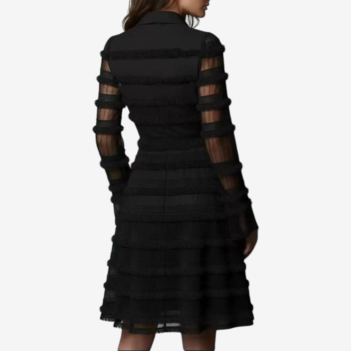 Hazel™ Abito elegante con volant