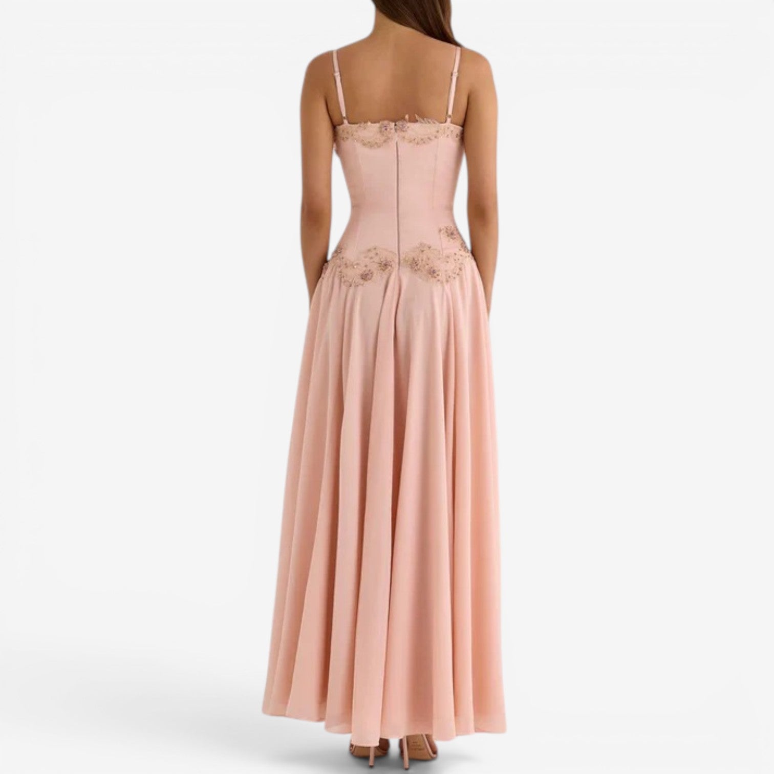 Kyla™ Abito lungo in chiffon