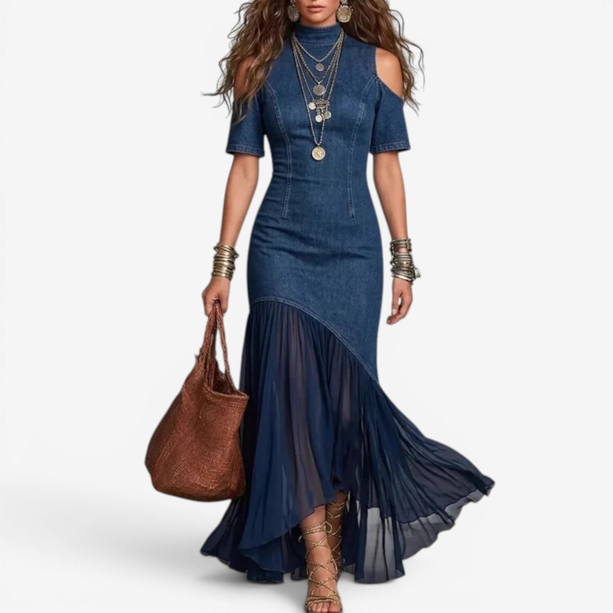 Kimberley™ Abito lungo in denim