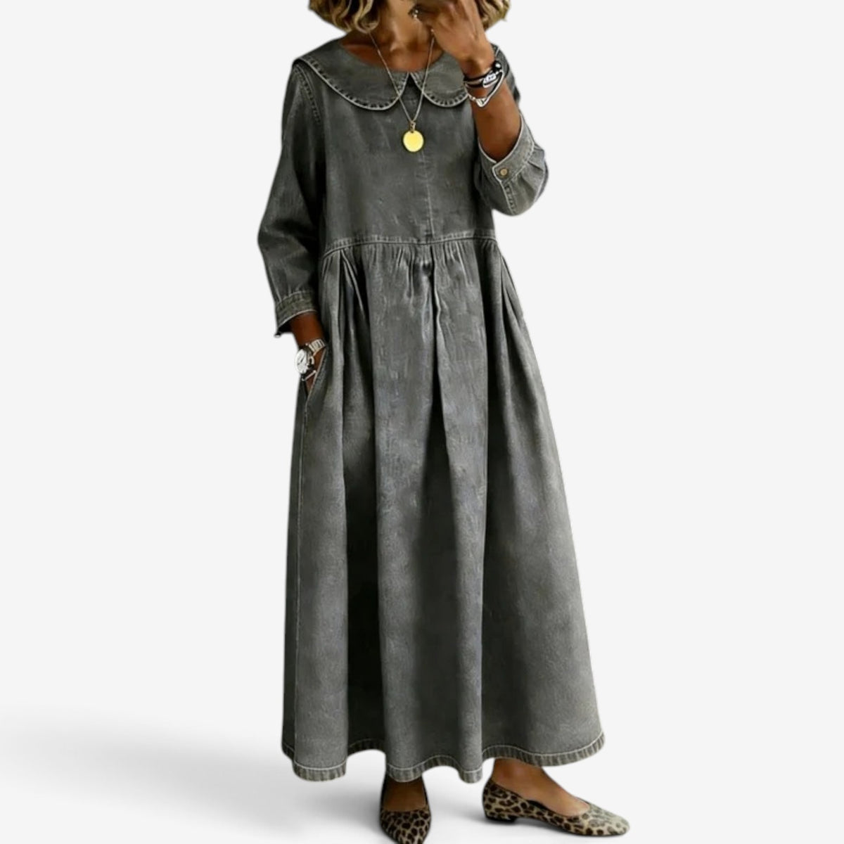 Cecilla™ Abito lungo in denim