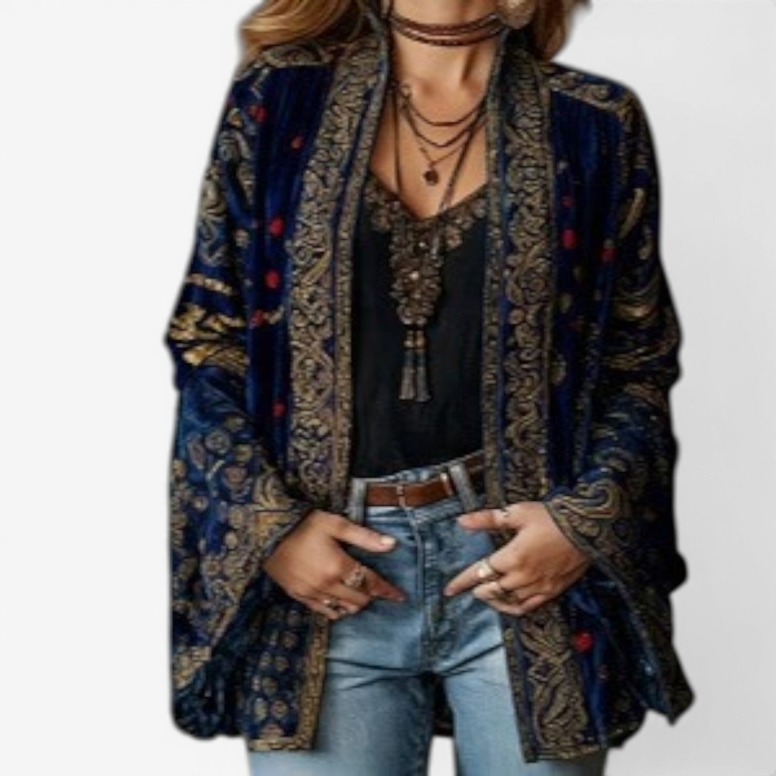Charlotte™ Cardigan bohémien ricamato