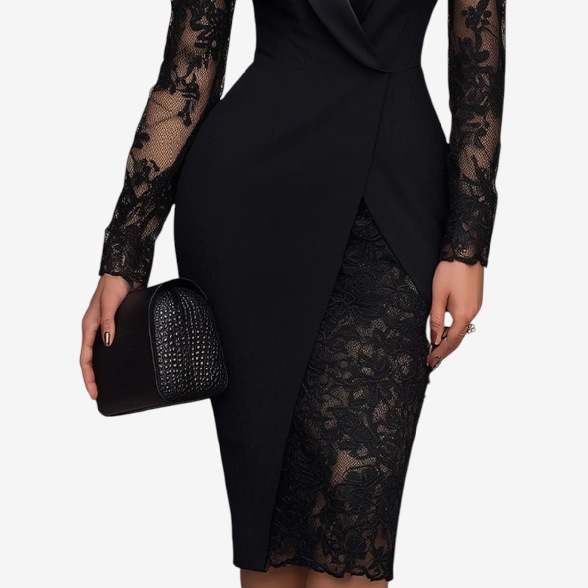 Annabelle™ Abito elegante con pizzo