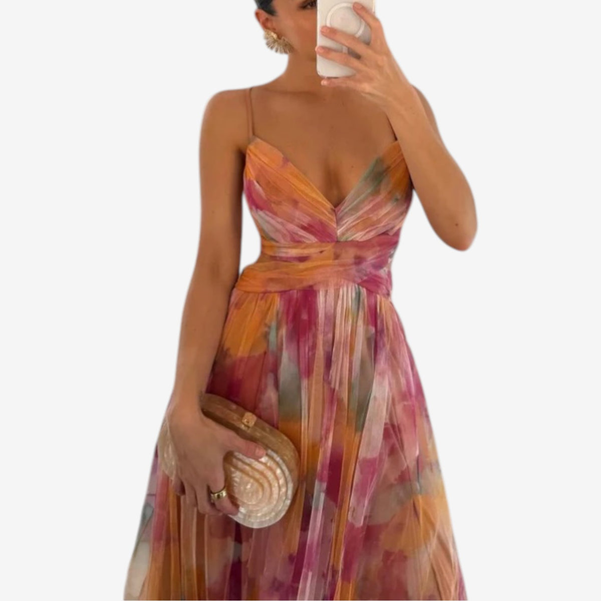 Hilda™ Abito maxi floreale
