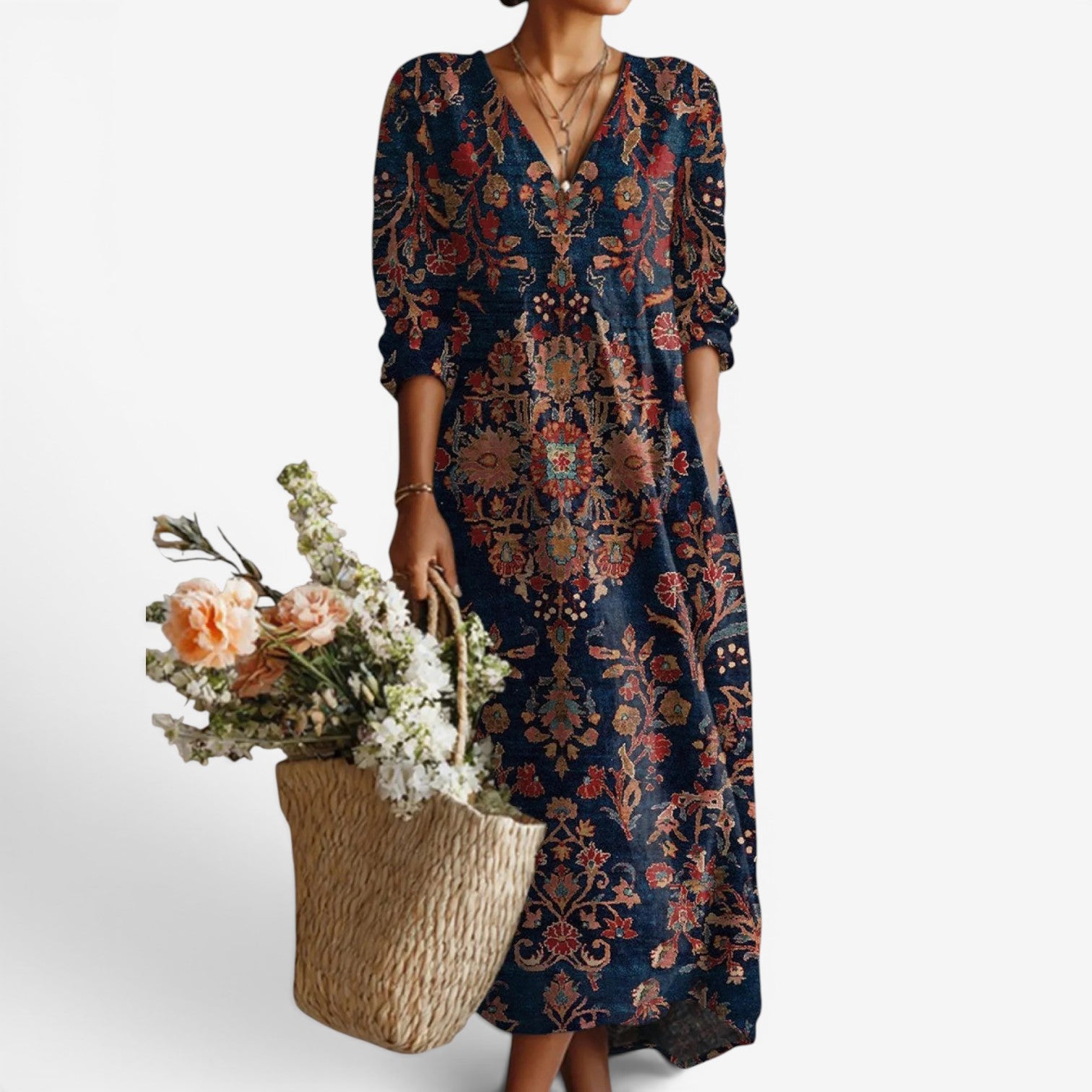 Aviella™ Abito lungo in stile boho