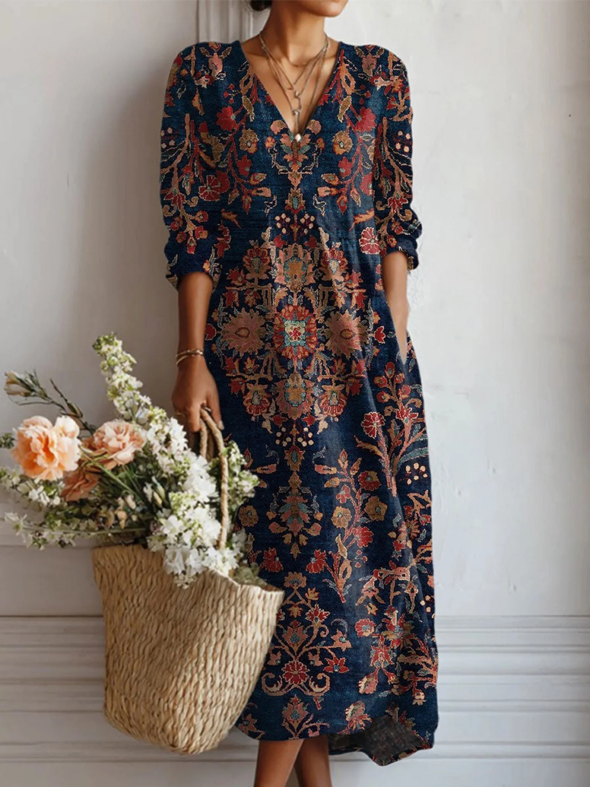Aviella™ Abito lungo in stile boho
