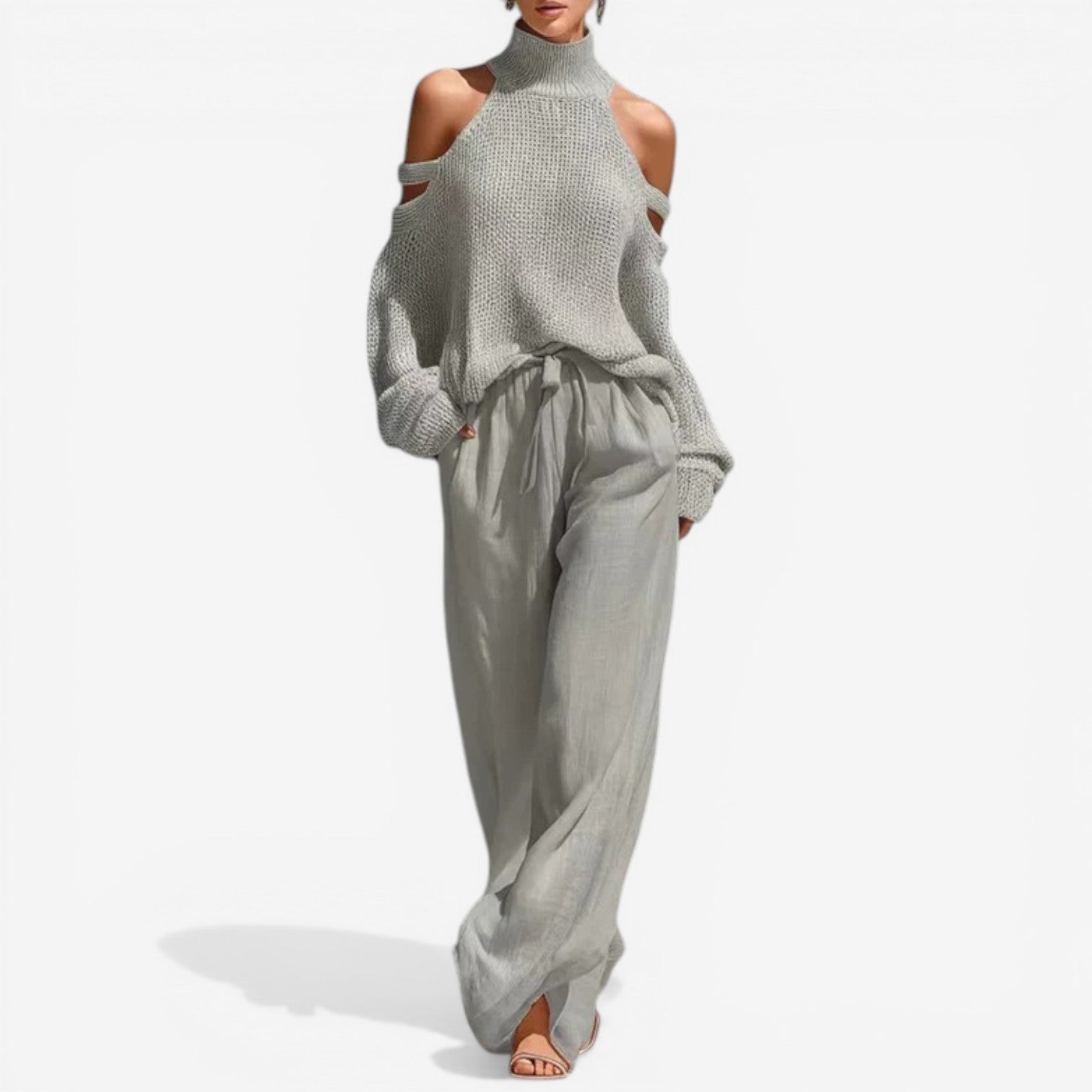 Neri™ Maglia morbida cut-out