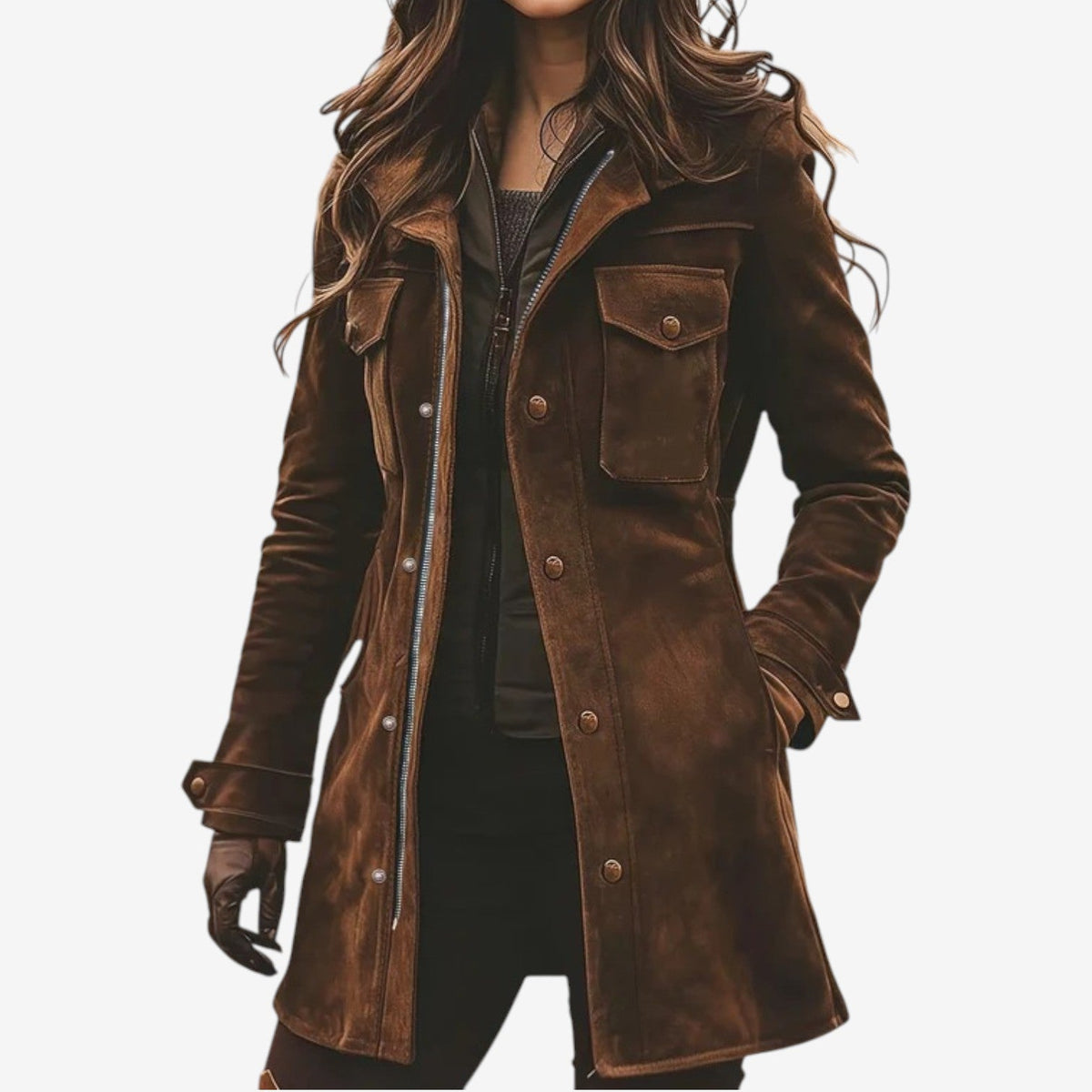Cecyle™ Cappotto marrone 