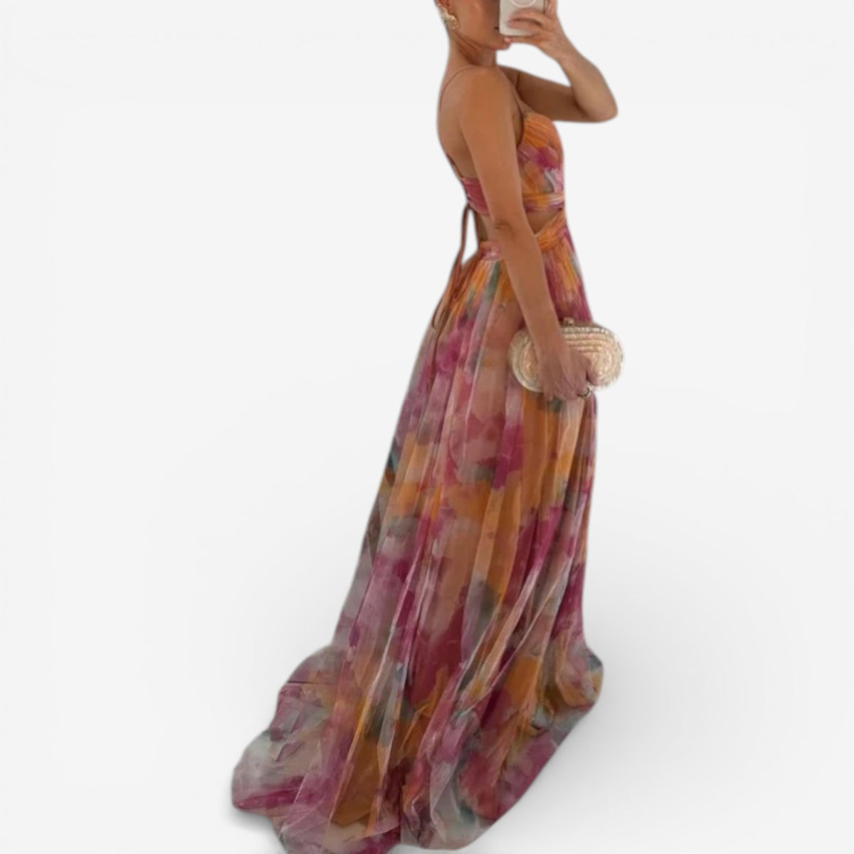 Hilda™ Abito maxi floreale