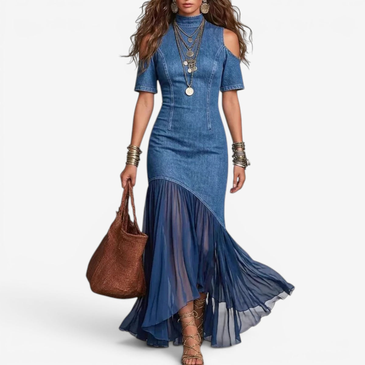 Kimberley™ Abito lungo in denim