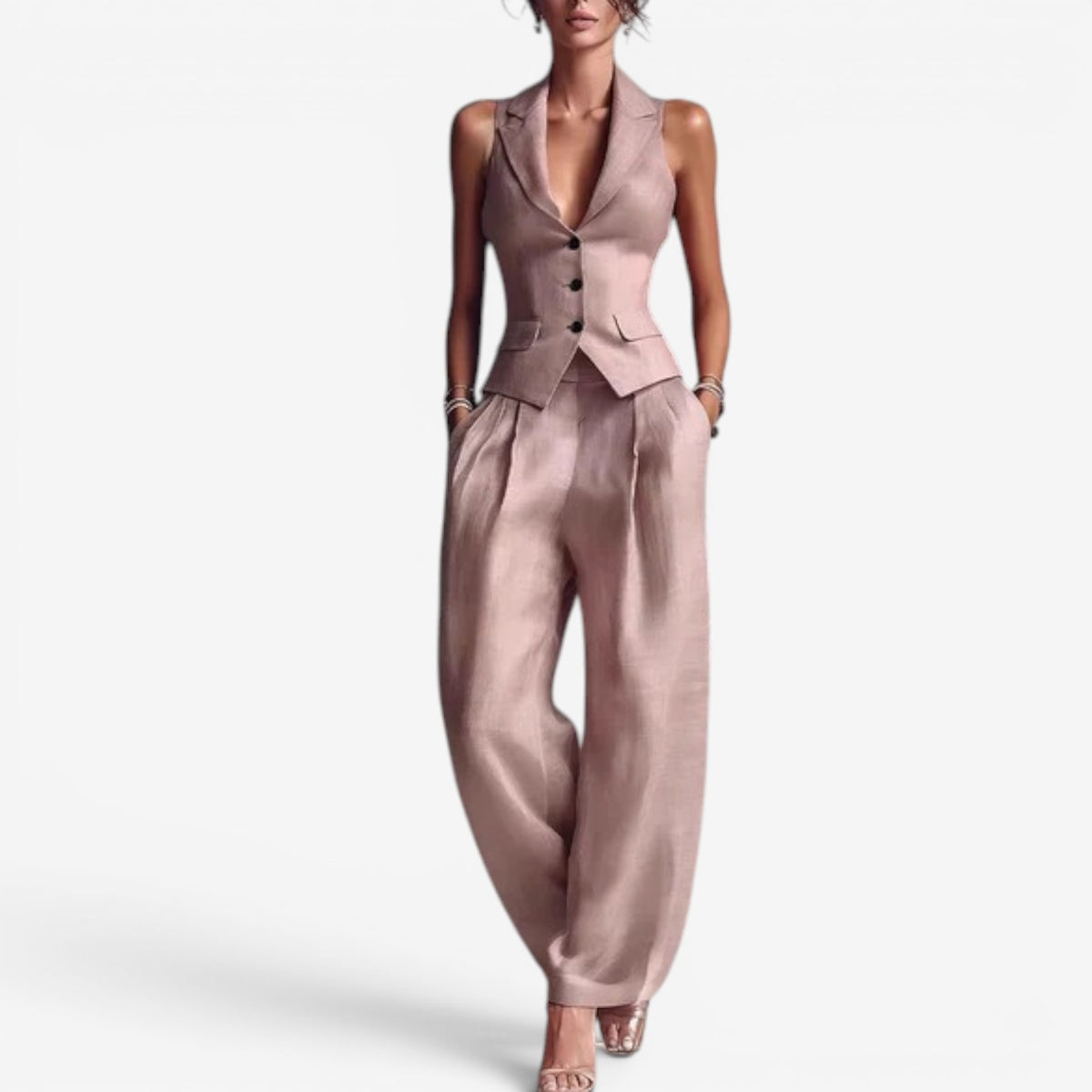 Thalie™ Completo top e pantaloni