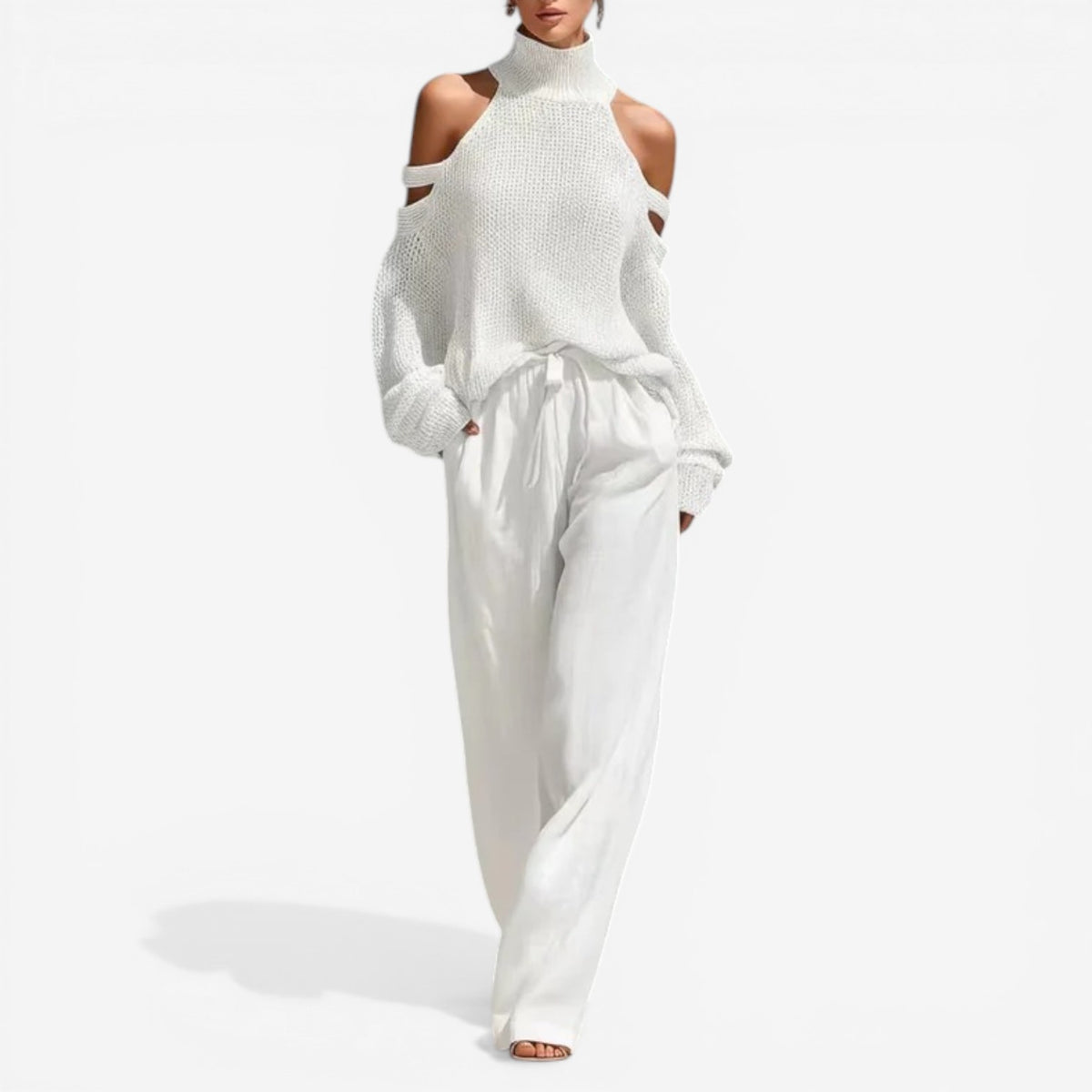 Neri™ Maglia morbida cut-out