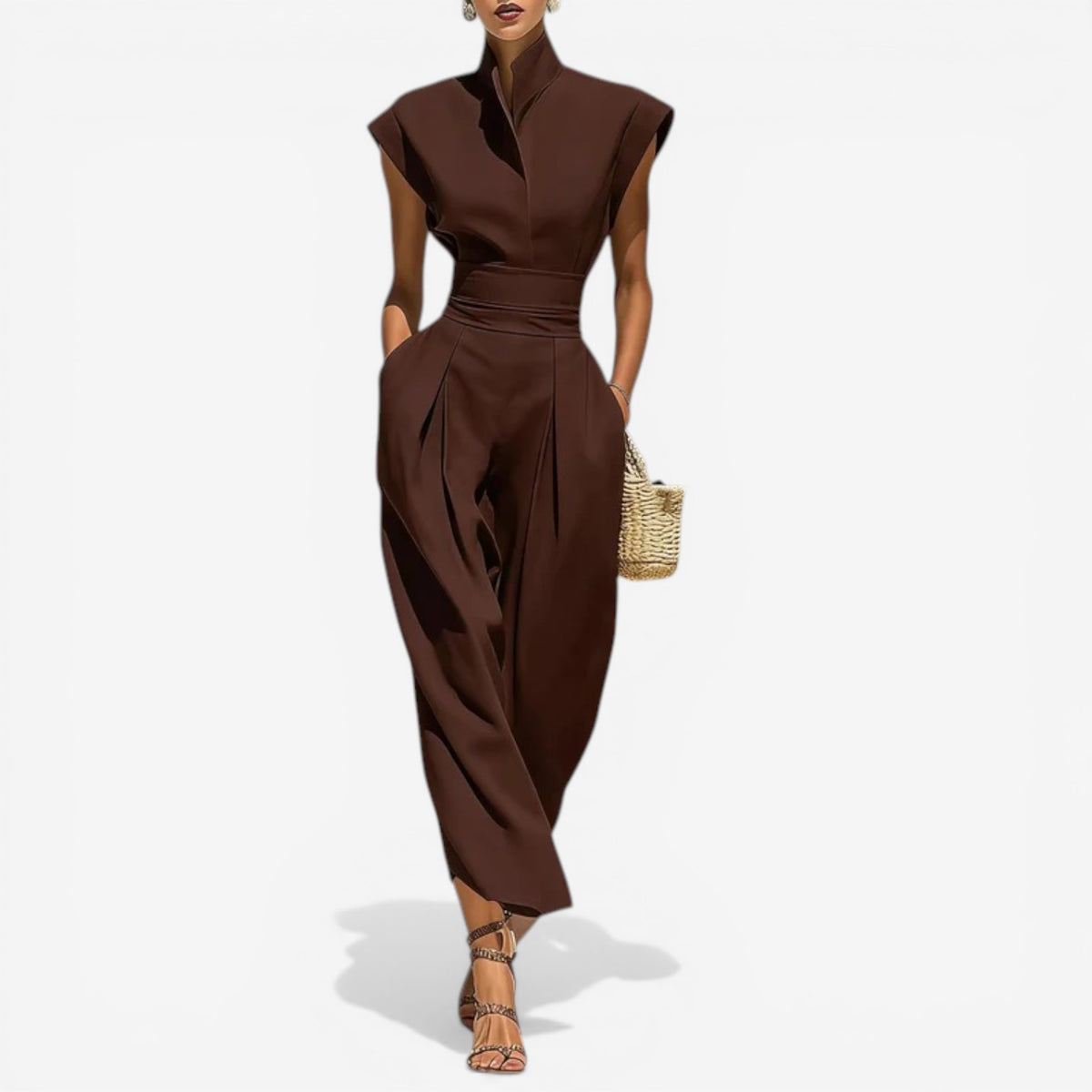Addison™ Jumpsuit con collo alto
