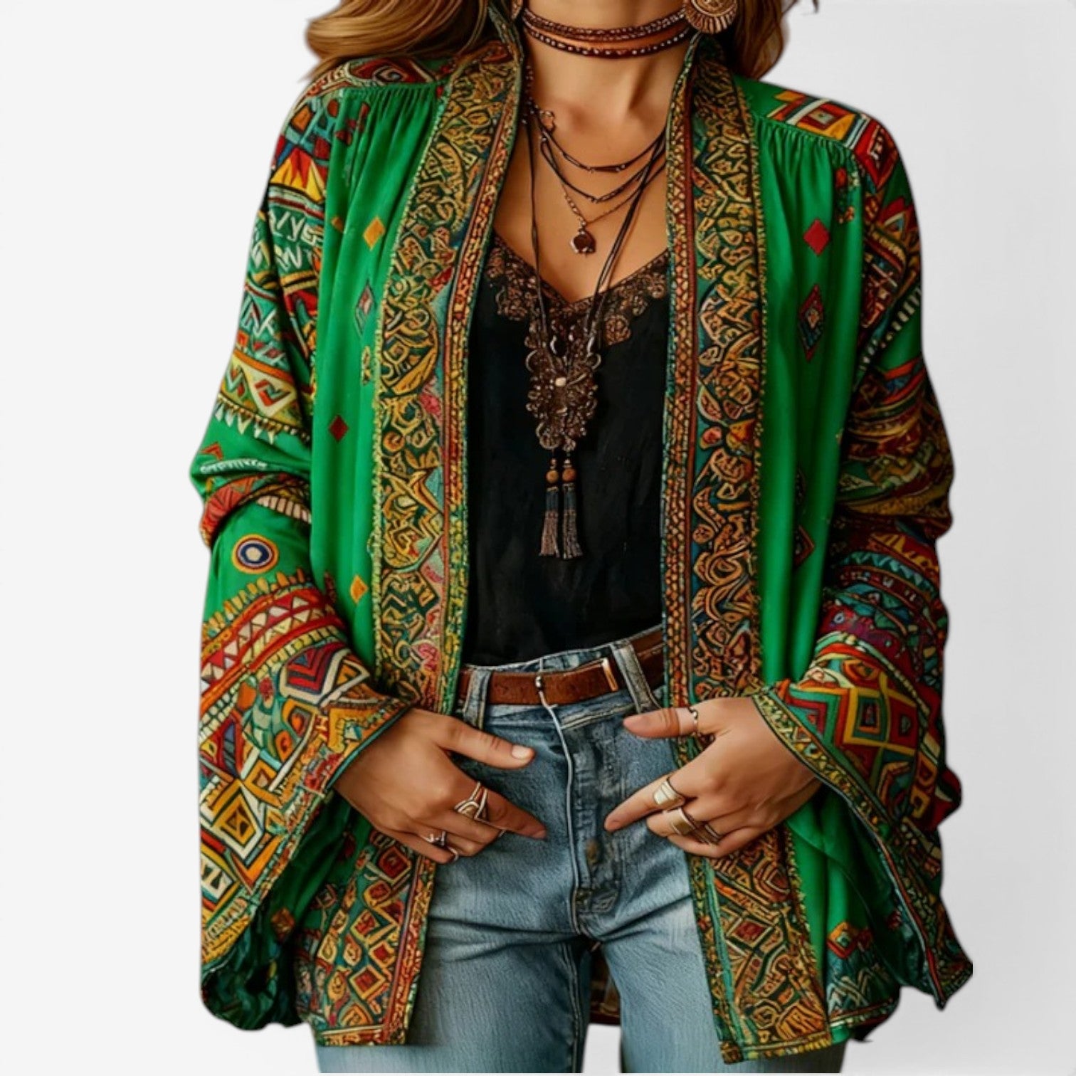 Charlotte™ Cardigan bohémien ricamato