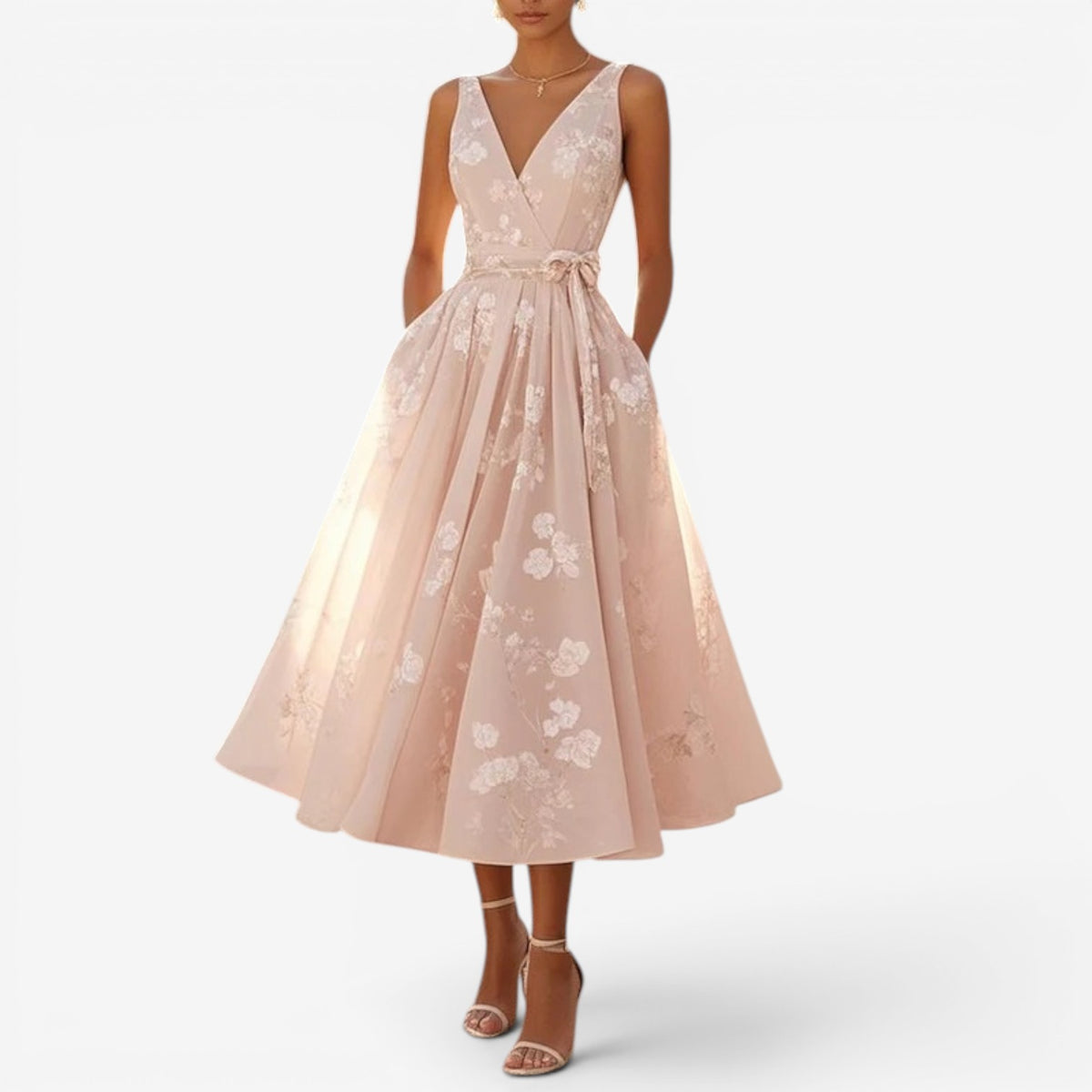 Amelia™ Abito midi a fiori