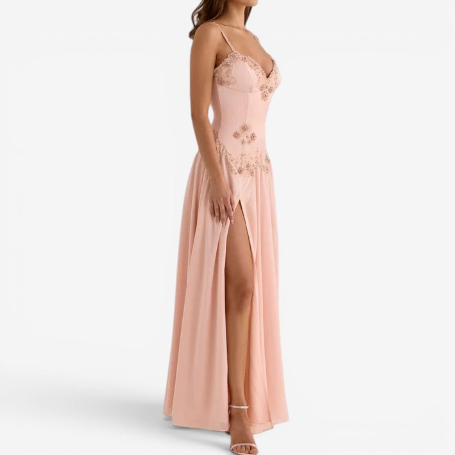 Kyla™ Abito lungo in chiffon