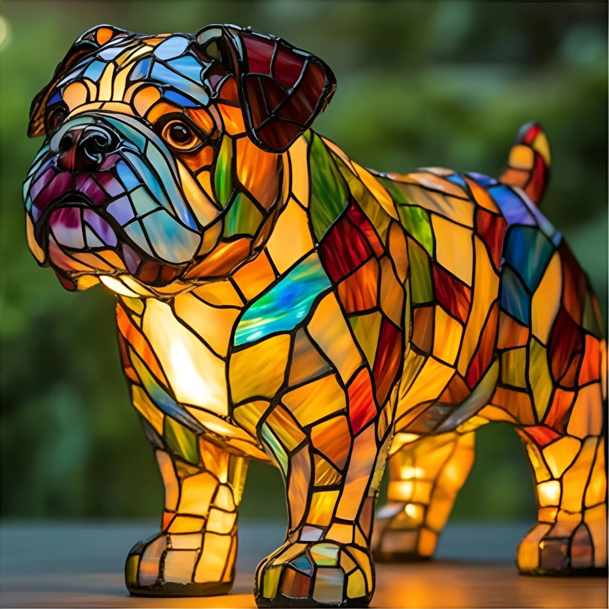 Aiko - Lampada in vetro multicolore